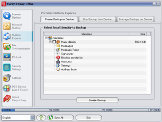 Carry it Easy +Plus Portable Outlook Express/Windows Mail Carry it Easy +Plus Portable Outlook Express/Windows Mail