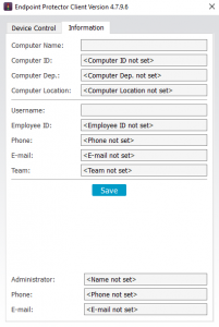 Endpoint Protector Client 