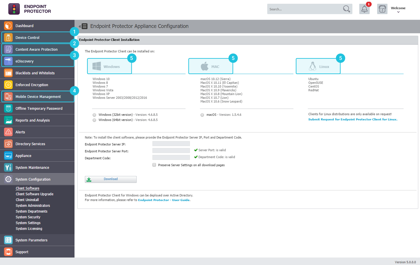 Endpoint Protector Highlights