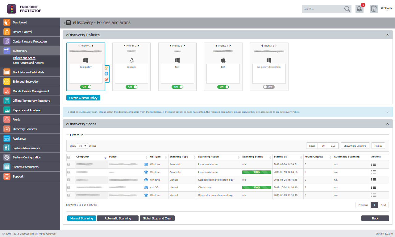 Endpoint Protector - eDiscovery