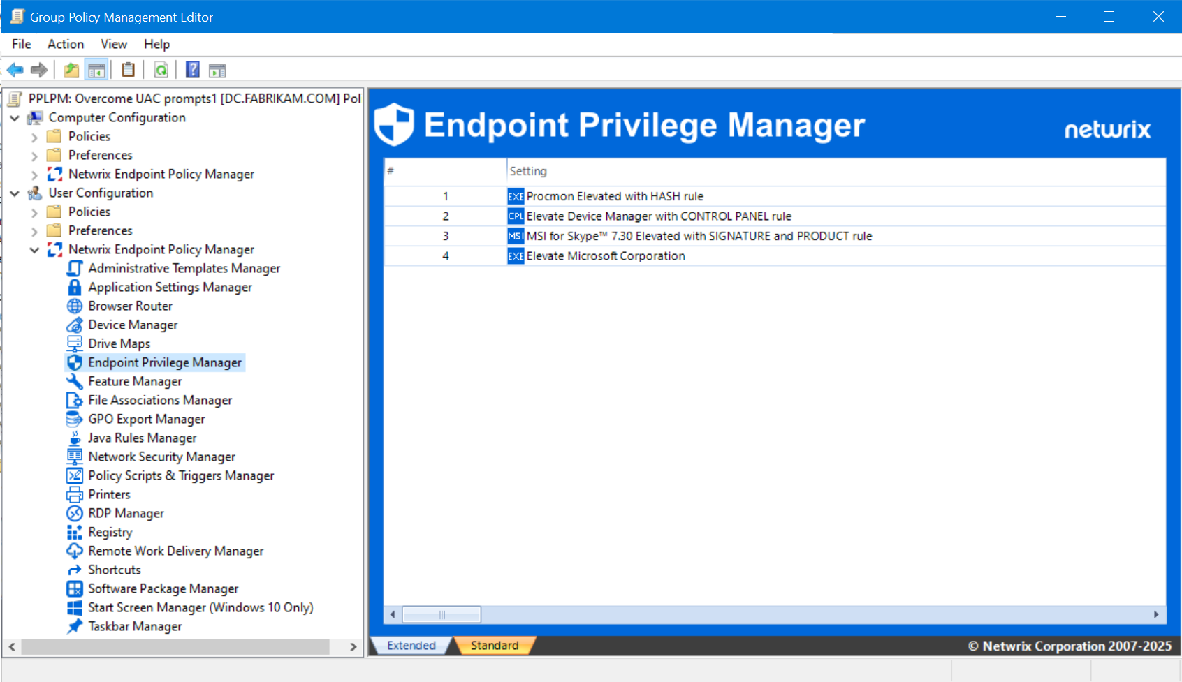 Least Privilege Management Software for Windows