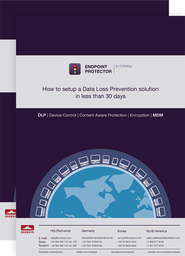 How to setup a Data Loss Prevention solution in less than 30 days 